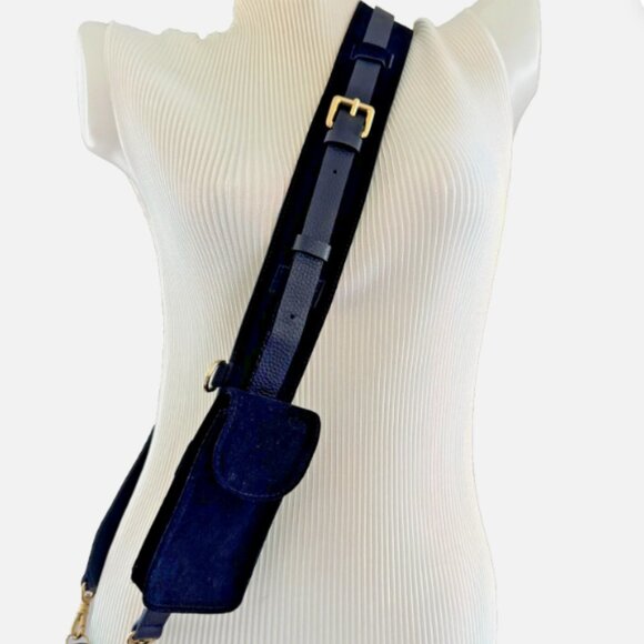 Bandolier x Laurence Dacade Helena Strap with Black/Gold Expanded Zip Pouch - Picture 2 of 10